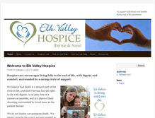Tablet Screenshot of elkvalleyhospice.com